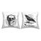Stupell Industries Halloween Skull & Crow Poetry Throw Pillow Set